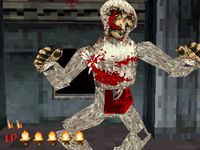 une photo d'Ã©cran de The House of the Dead sur Sega Saturn